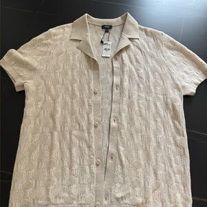 New with tags Express short sleeve sweater polo size medium